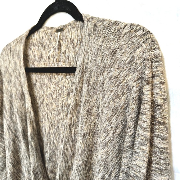 Free People Deep V Cropped Long Sleeve Blouse Shirt - Picture 4 of 7